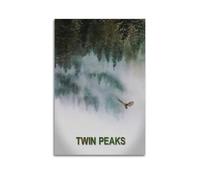 muegrbgs Poster mural vintage avec motif Twin Peaks - Peinture décorative pour salon, chambre à coucher - Poster esthétique élégant - 50 x 75 cm - Sans cadre