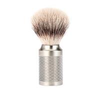 Mühle 31m94 Blaireau, fibre synthétique argentée (silvertip fibre®), monture inox brossé.