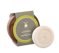 MÜHLE Kit de savon à raser - Bol en bois avec savon à raser - Aloe Vera pour peaux sensibles - Végétalien, doux et nourrissant - 65 g