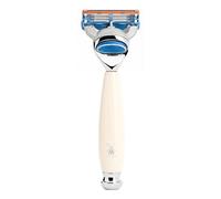 MÜHLE Rasoir - Vivo Serie - Gillette® Fusion ? - En résine précieuse Blanc cassé