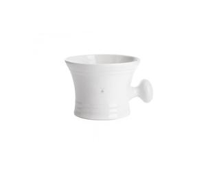 Mühle Rn4 Bol À Raser Muhle Avec Poignée, Porcelaine Blanche. Diam. : 10 Cm. Ht : 7,7 Cm.