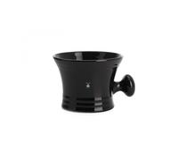 Mühle Rn46 Bol À Raser Muhle Avec Poignée, Porcelaine Noire. Diamètre : 10 Cm. Hauteur : 7,7 Cm.