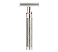 Mühle Rocca R89 Rasoir de sécuritè à double tranchant (peigne fermé) | Acier inoxidable pur mat | Parfait pour un usage quotidien | Rasoir der qualité pour homme