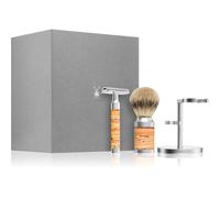 Mühle Shaving Set de rasage Rocca S091m95 – 3 pièces, manche et monture en écorce de bouleau