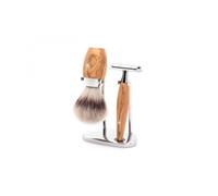 Mühle S31h870sr Set De Rasage Muhle Kosmo, 3 Pièces, Manche Du Rasoir Et Monture Du Blaireau Olivier