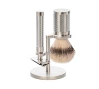 Mühle s31m94 Set 3 pièce de rasage, rasoir et monture du blaireau inox brossé