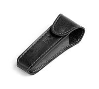 MÜHLE Sac de Voyage pour rasoirs de sécurité Traditionnels en Cuir véritable Noir - Cuir Florentin