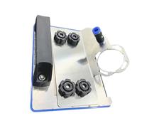 Mühle Support de coupe - Support d'angle en métal - Outil de commutation précis à 45 ° - Cadre de support de carrelage réglable - Support solide - Accessoire pour menuiserie professionnelle