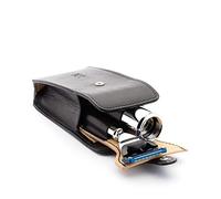 MÜHLE - TRAVEL Serie - Kit de rasage de voyage - compatible avec Gillette Fusion ? & Silvertip Fibre - Étui en cuir noir
