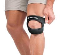 Mueller Adjustable Max Knee Strap, Sangle de Genou, Noir, Taille Unique | Réglable