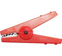 Mueller Electric BU-112-2 Mini pince crocodile rouge Plage de serrage max.: 16 mm Longueur: 80 mm