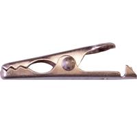 Mueller Electric BU-30C Mini pince crocodile cuivre Plage de serrage max.: 4.80 mm Longueur: 27.69 mm