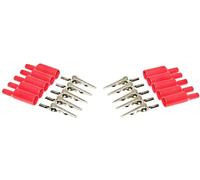 Mueller Electric BU-P2240-2 Pince crocodile rouge Longueur: 54.61 mm 1 set