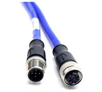 Mueller Electric C5AC82M010 Connecteur pour capteurs/actionneurs M12 mâle, droit, femelle, droit 10 m Nombre de pôles: 5 1 pc(s)