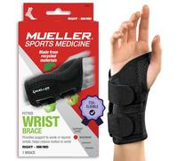 MUELLER Greenline bandage de poignet, S/M, droite | Fitted Wrist Brace, noir