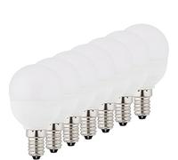 Müller-Licht 400032 Kit de 7 lampes LED demi-globes 25 W, plastique, E14, blanc, 4,5 x 4,5 x 7,9 cm Plastique, Weiß, E14, 5.5 wattsW, 230 voltsV