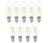 Müller-Licht Lot de 9 ampoules à filament LED 3 W = 25 W E14 Transparent 250 lm Blanc chaud 2700 K 200° Ra > 95