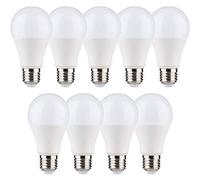 Müller-Licht Lot de 9 ampoules LED en forme de poire A55 7 W = 40 W E27 Mat 470 lm Ra95 sans scintillement Blanc chaud 2700 K 180°