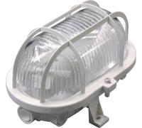 Müller-Licht Oval Luminaire pour pièces humides E27 60 W blanc blanc