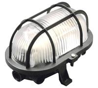 Müller-Licht Oval Luminaire pour pièces humides E27 60 W noir