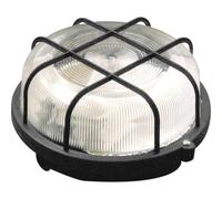 Müller-Licht Rund Luminaire pour pièces humides E27 noir