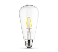 MÜLLER-LICHT Universal Ampoule LED Filament E27, 2700 K, 6,5 W, 401071, ST64