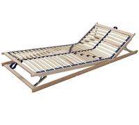 Müller Möbelwerkstätten Sommier à lattes en bois massif réglable - 80 x 200 cm
