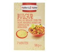 Müllers Mühle Bulgur moyen accompagnement idéal préparation rapide 500g