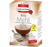 Müllers Mühle Farine de riz pour la cuisine, la pâtisserie et le raffinage 500g