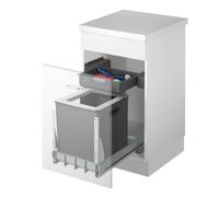 Müllex EURO-BOXX40-R, les Collecteurs de Déchets pour Frontauszüge, Anthracite