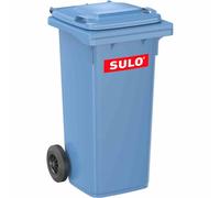 Müllgroßbehälter Mülltone Poubelle Seau Bleu 120 L Plastique Avec Roues