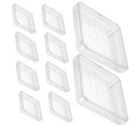 MUELODSIC 10 pièces Boîtes Pétri Transparentes Lot Couvercles Verrerie Chimie pour Microbiologie Biologie et Recherche Laboratoire pour Projets Scientifiques et Culture de Tissus