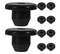 MUELODSIC 10 Pièces Bouchon Caoutchouc pour Cric Hydraulique Lot de Accessoires de Réparation Durables pour Bouchon de Réservoir Huile Joint Étanche pour Crics Horizontaux et Verticaux