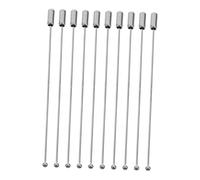MUELODSIC 10 Pièces Épingles Longues Acier Inoxydable avec Bouchon Épingles Corsage et Broche pour Loisirs Créatifs Couture et Bijoux DIY