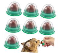 MUELODSIC 10 Pièces Friandises Sucettes Au Catnip Bonbons Vitaminés Collations Léchables pour Assortiment Aléatoires