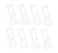 MUELODSIC 10 pièces Présentoir Montres Transparent PC Support Stable pour Bracelets et Bijoux Lot de Rangement Pratique pour Homme et Femme pour Magasin et Photos Produit