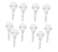 MUELODSIC 10 Pièces Supports Floraux avec Boue pour Mariage Porte Bouquet Compact pour Mariée Accessoires DIY pour Fleurs de Fête et Décorations de Table