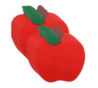 MUELODSIC 100 Pièces Serviettes Forme de Pomme Rouge pour Rentrée Scolaire Décorations de Table Jetables pour Fête École et Maternelle Accessoires Saison Scolaire Festifs