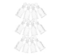 MUELODSIC 12 Pièces Baptism Bottles Refillable Religious Holy Water Containers for Church Wedding Easter Transparent Set