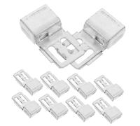 MUELODSIC 12 pièces Clips à Ressort Fer pour Réparation de Canapé Fixations Robustes pour Ressorts de Meubles Accessoires pour Canapé-lit et Fauteuil