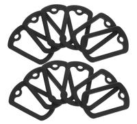 MUELODSIC 12 pièces Lot de Housses Silicone Épaisses pour Plaques Identité Militaires Silencieuses et Durables Protection Anti-Bruit pour Étiquettes Chien et Chiot