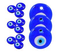 MUELODSIC 12 Pièces Pendentifs Œil Verre Bleu Perles Décoratives Durables pour Fabrication de Bijoux Accessoires Œil Pratiques et