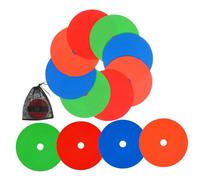 MUELODSIC 12 Pièces Soccer Training Set Flat Cones for Indoor Outdoor Agility Speed Practice Lightweight Disc Markers