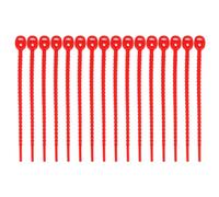 MUELODSIC 16 Pièces Attaches Silicone Réutilisables pour Câbles Sangles de Serrage Flexibles et Résistantes pour Organisation et Fixation des Fils