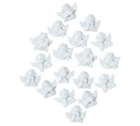 MUELODSIC 18 pcs Miniatures Anges Résine pour Décoration Coque Téléphone Embellissements Flatback Baroque Style Charms DIY et Création Manuelle Styles Aléatoires
