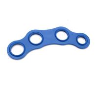 MUELODSIC 1pièce Outil Entraînement Guitare Extensible Bleu pour Débutants Ukulélé et Piano Accessoire Musical pour Élargissement Paume et Exercice des Doigts
