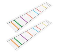 MUELODSIC 2 pièces Autocollants Transparent pour Violon Guide de Doigt Débutant Marqueurs de Position pour Apprentissage des Gammes Lot de Stickers Remplaçables pour Touche