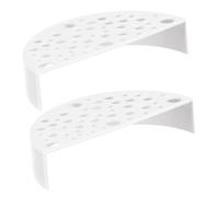 MUELODSIC 2 pièces Créatif Abri Cachette pour Crevettes Blanc Refuge Confortable pour Élevage et Repos Décoration Aquarium Facile à Installer