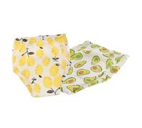 MUELODSIC 2 pièces Culottes Entraînement Réutilisables Garçon Fille Absorbantes et Respirantes Sous Vêtements Lavage Facile pour Apprentissage Propreté Garçon Fille