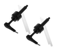 MUELODSIC 2 pièces Distributeur de Sauce Inox Pompe Doseuse Précise pour Condiment Compatible Sauce Huître et Ketchup Bec Verseur Utilisation Polyvalente Cuisine